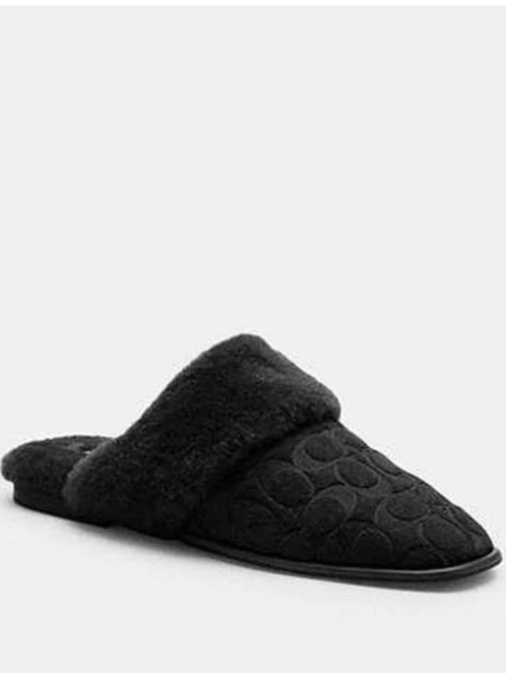 COACH SIGNATURE SHERPA MULES